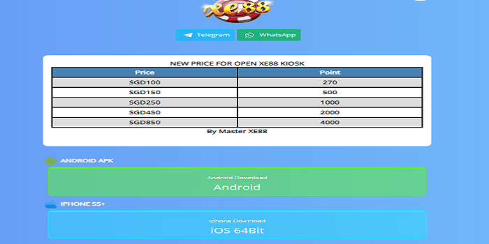 xe88 singapore download