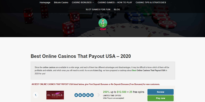 casinos that payout usa